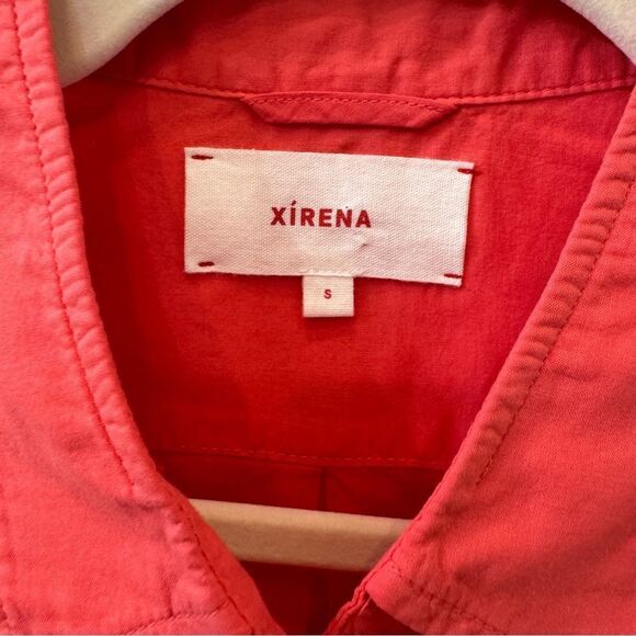 Xirena Sugar Poppy Beau 100% Cotton long sleeve button up made in the USA Shirt - Picture 5 of 13